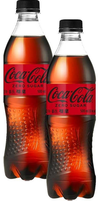 코카콜라 제로콜라 오리지널 업소용 500, 24개, 500ml