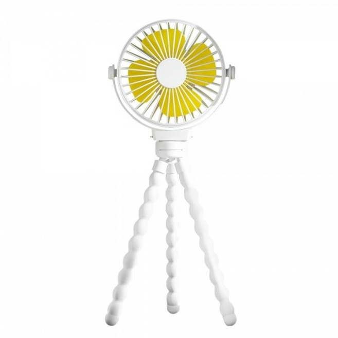 (대원) 유니영 UNO2000 휴대용 문어발 유모차 저소음 선풍기 (화이트), 화이트