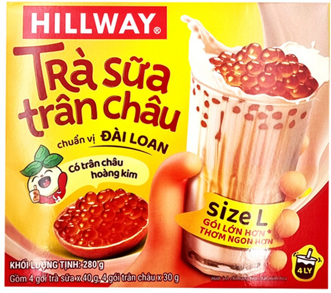 힐웨이 버블티 라지 고형차 40g x 4p + 버블 30g x 4p 세트, 280g, 1세트