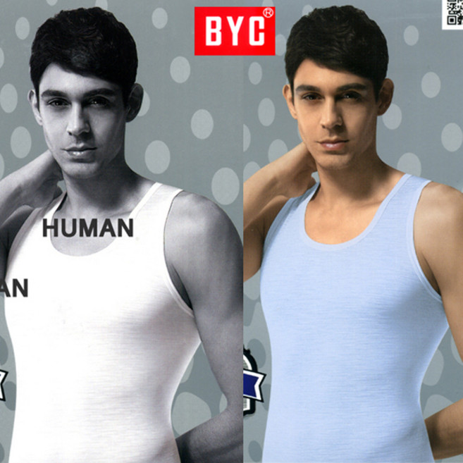 BYC 청량감남성자카드민소매런닝5종[BYP6054=색상선택