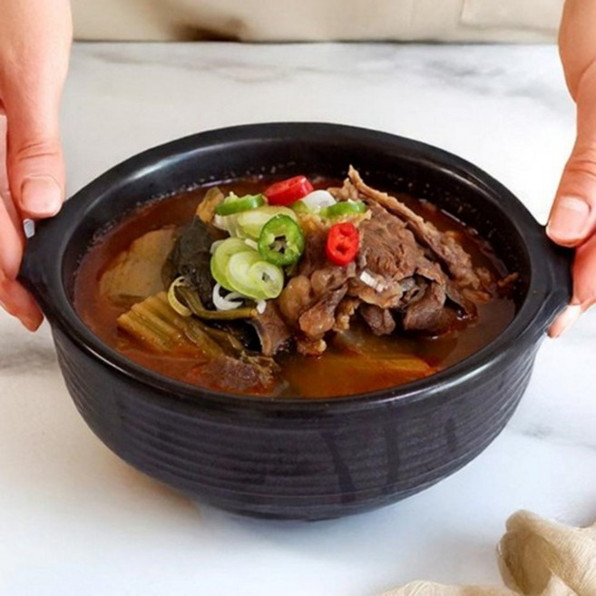 전통 가마솥 수제 방식 푸짐한집 얼큰소고기국밥, 630g, 9개
