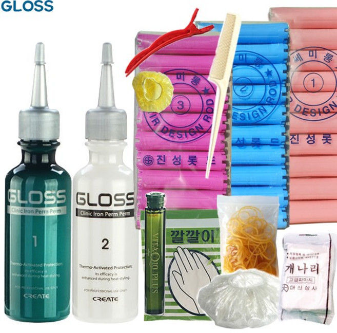 고급 셀프펌 셀프파마 1set 파마셋트 퍼머약 파마약 파마약셋트 에센스펌 미용실펌 DIY 롯드 구르프 파마종이 어린이파마 가정용파마 추천, 1개, 100ml