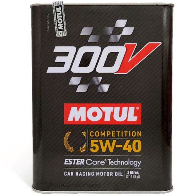油工廠 MOTUL 300V COMPETITION 2L 全合成酯類機油 鐵罐, 1桶, 5W-40