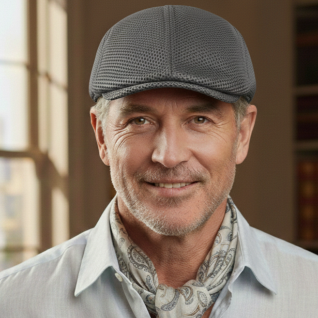 더토토리 H54 가벼운 중년남성 베레모 봄여름가을