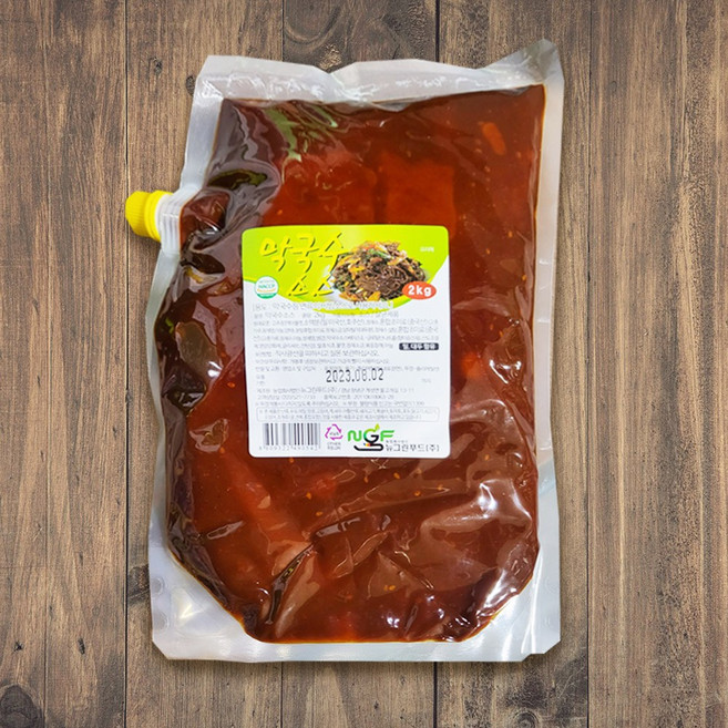 뉴그린 막국수소스 2kg 비빔용 물막국수용, 1개