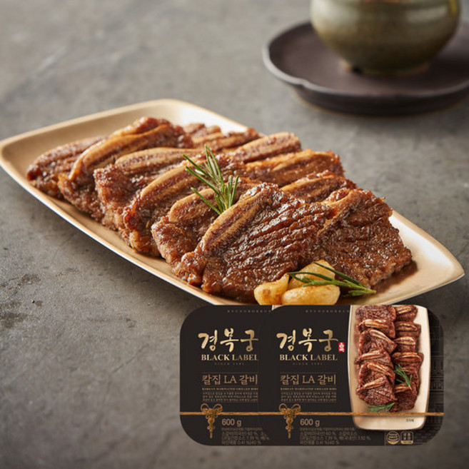 경복궁 칼집 LA갈비 600gx2팩, 2개, 600g