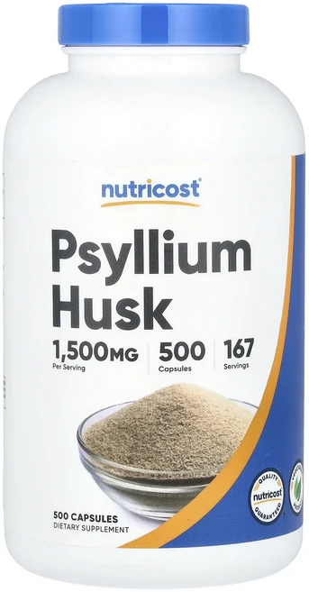 몸관리하세요 겨울입니다 Nutricost 차전자피 캡슐 500정(캡슐 1정당 500mg) 특별관리진행, Nutricost차전자피캡슐500정캡슐1정당500mg, 1개 - 쿠팡