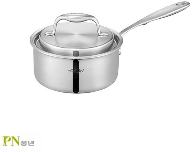 PN풍년 파비움 5PLY 깊은 편수냄비 16cm 스텐냄비 양 pre+7565om