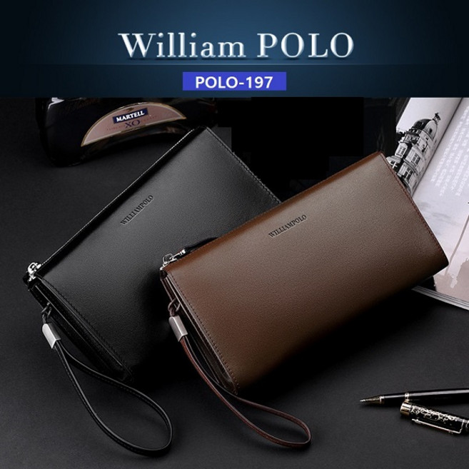 WilliamPOLO(윌리엄폴로) 197 소가죽 클러치백 남자 손가방 맨스백 (폭서코리아)