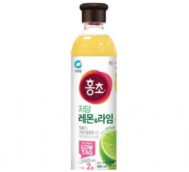 저당홍초 레몬&라임 청정원, 900ml, 1개