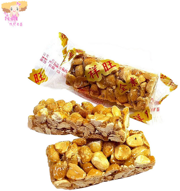祥旺 粗花生糖, 200g, 1個