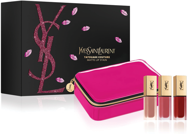 입생로랑 따뚜아쥬 꾸뛰르 타투틴트 (7호 8호 16호) 파우치세트, 1개