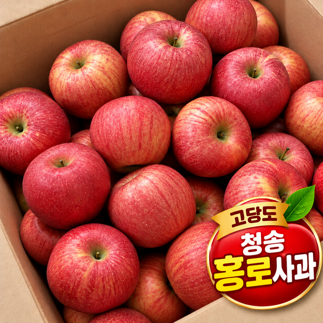 [특품특가] 산지직송 고당도 꿀사과 경북 안동 청송 햇 홍로사과, 1박스, 5kg