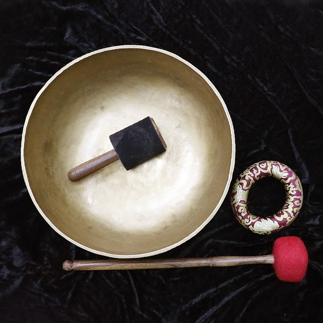 힐링젬 초대형 수제명상주발 싱잉볼 티벳 명상용 화사종 24BU-201089, 단품, 1개