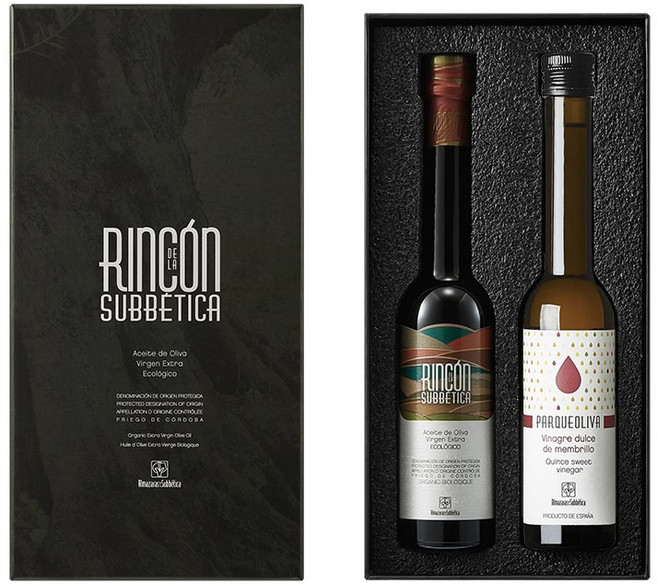 알마자라스 링콘 엑스트라버진 올리브오일 x 퀸스 스위트 발사믹 식초 선물세트, 1개, 250ml