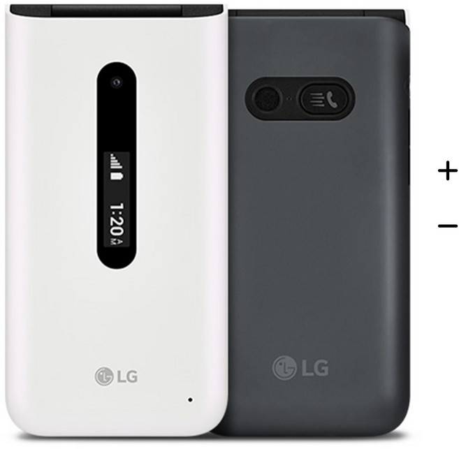LG 폴더2 Y120 인테넷 완벽차단 공신폰 공부폰 효도폰 학생폰 단순통화 문자만가능 폰 통신사 상관없이 알뜰폰 까지 쓰시던 유심넣으시면 개통됩니다 선물용으로 굿입니다, 블랙, 8GB
