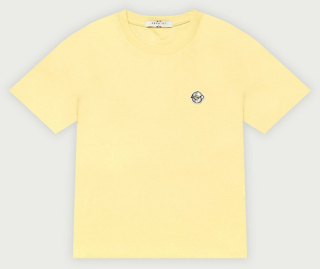 행텐 여성 스몰 자수와펜 반팔 티셔츠_옐로우 1052013142103412_SC2332931