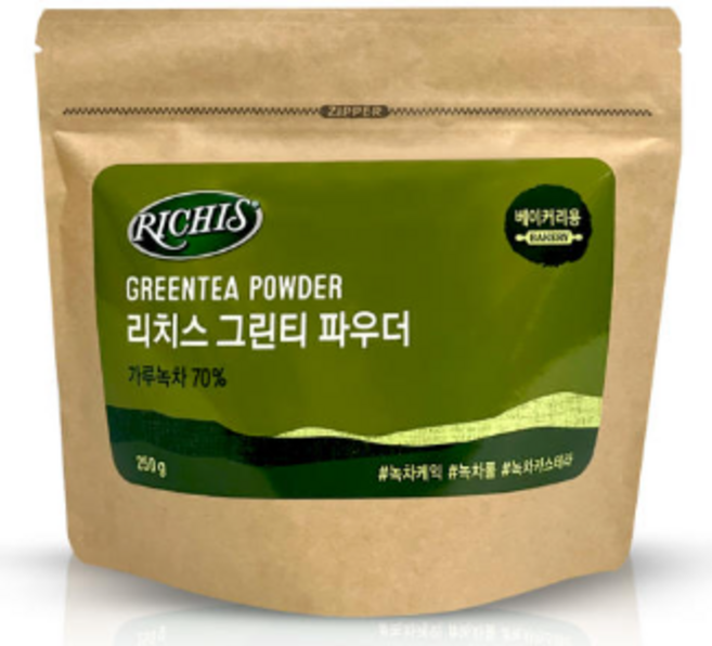 리치스 그린티 파우더 베이커리용, 250g, 1개입, 6개