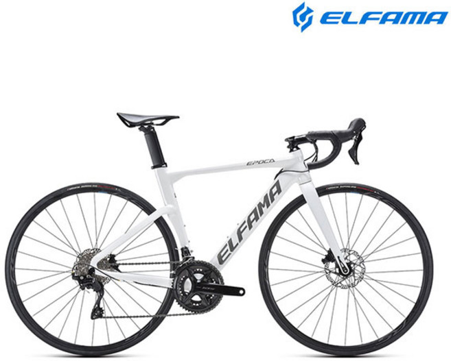 엘파마 에포카 디스크 6H 24단 로드 자전거, S(470), 화이트, 1개
