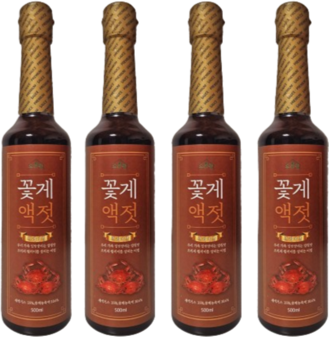 우리랑 프리미엄 꽃게액젓500ml 이영자레시피, 500ml, 4개