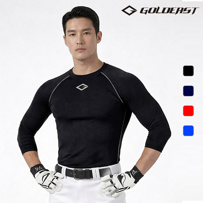 골드이스트 남성용 언더레이어 7부 언더티