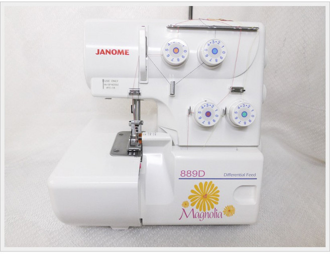 JANOME 889D 拷克機 贈送4色車線 可加購特殊壓腳, 1個