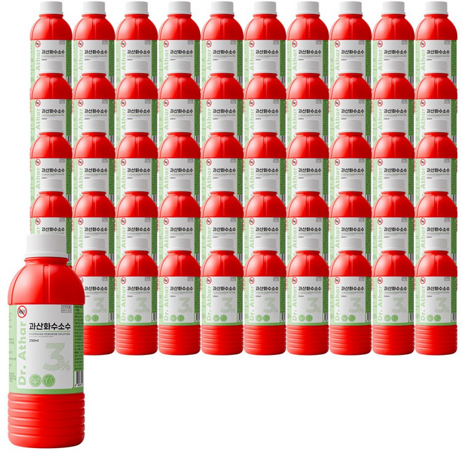 닥터아타르 과산화수소수, 50개, 250ml