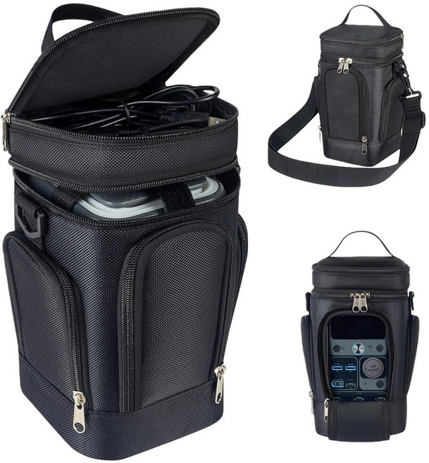 Cxinesbag Anker SOLIX C300 DC/Jackery Explorer 240D와 호환되는 휴대용 가방 패딩이 있는 소프트 파워 스테이션 케이스 발전기 커버(가