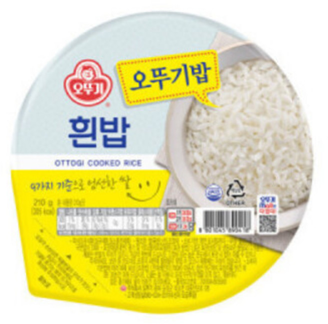 오뚜기밥 맛있는밥 210g x 48개 쌀밥 흰밥 즉석밥, 단일구성