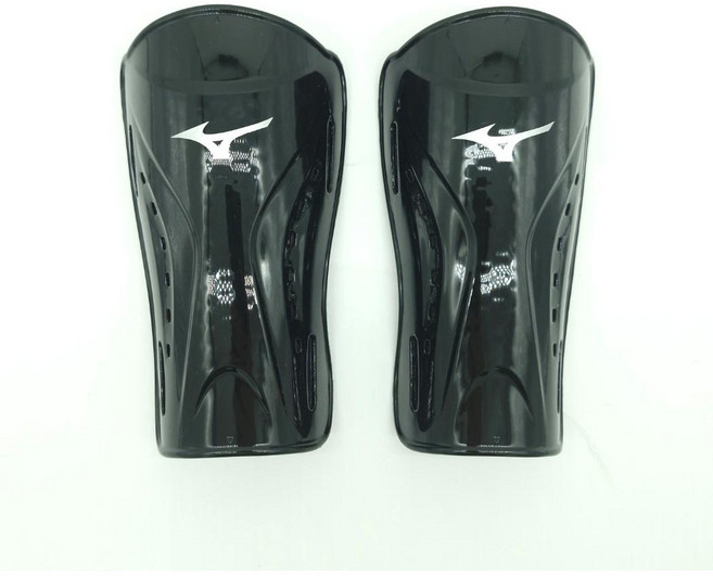 미즈노 신가드 정강이 보호대 패드 부상방지, 블랙