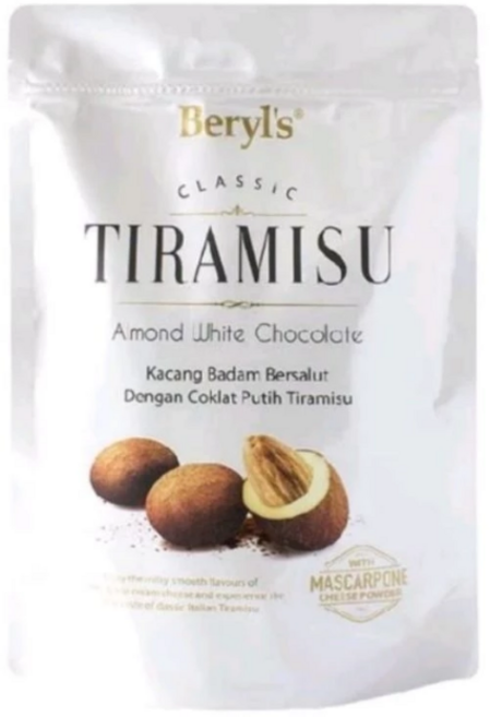 Beryl's 버릴스 티라미슈 아몬드 초콜릿Tiramisu Chocolate 300g, 화이트, 2개