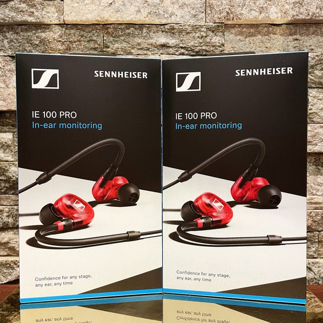 Sennheiser IE 100 PRO 專業監聽耳道式耳機 (紅色), IE100 最新上市(紅色)