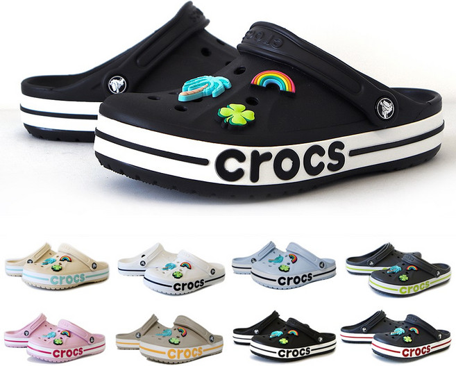 크록스 정품 ORIGINAL BAYABAND CLOG 바야밴드 클로그 슬리퍼 205089 레츄 악세사리