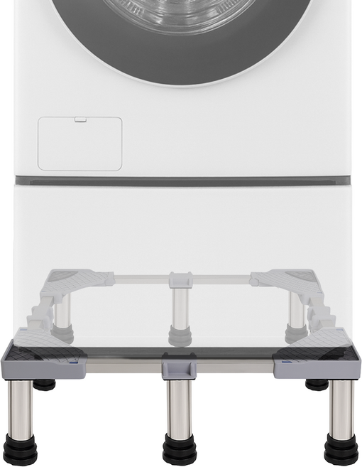 빅사이즈 세탁기 받침대 20cm 8발 높이조절 드럼 통돌이 건조기 소음차단, 1개, NZ-BIG20cm8