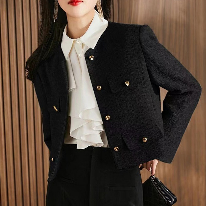 루스리더 여성 정장 블레이저 트위드 숏자켓 E852