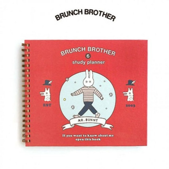 로마네 브런치브라더 스터디 미스터버니 플래너 타포린백 부직포