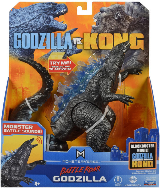 VS 7 GODZILLA VS. KONG 2021 PLAYMATES Talking Action figure BATTLE ROAR GODZILLA 고질라 콩