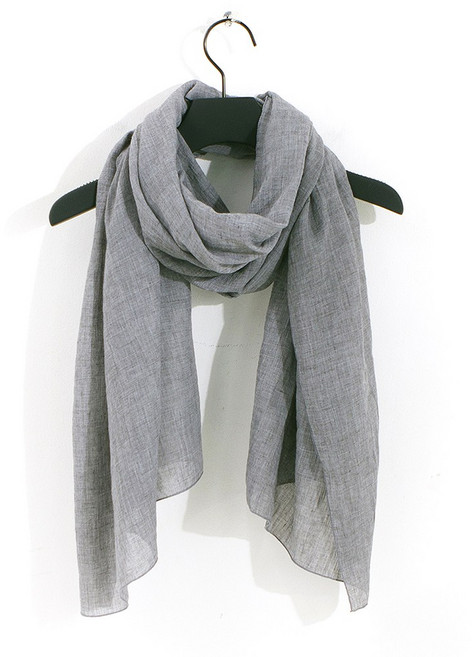 가을 스카프 면 무지 거즈 머플러 커플 목도리 캐쥬얼 (데이즈)