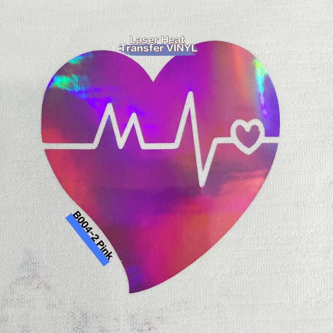 전사지 열프레스기 레이저 열전달 비닐 롤 메이커 DIY 절단기 HTV 티셔츠 디자인 레터링 필름, 25x20cm, B004-2, 1개