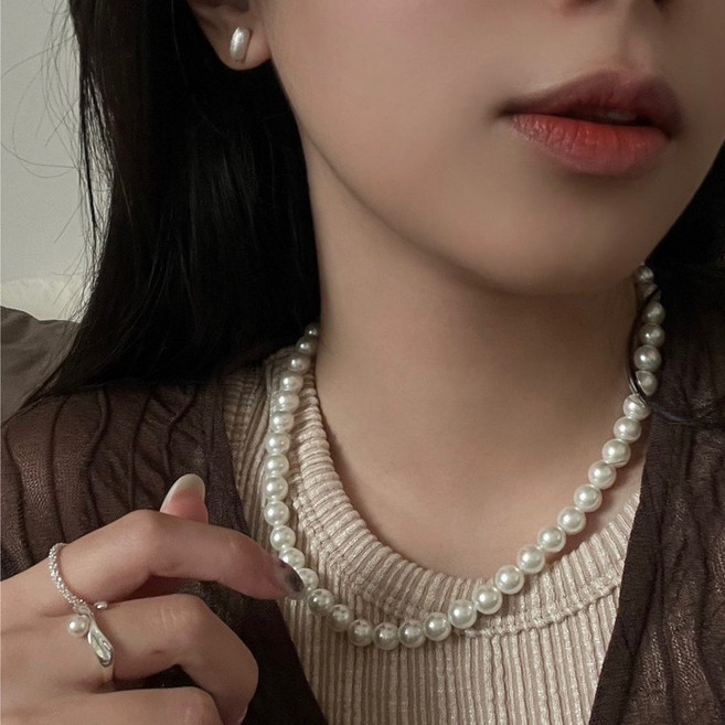 里托飾集 S925純銀 韓系輕奢 雙層珍珠項鍊