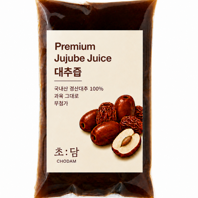 경산대추 진한 대추즙 수제 설탕무첨가 초담, 1박스, 30개입, 100ml