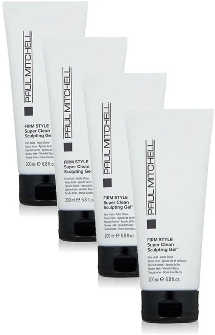 폴미첼 펌 스타일 슈퍼 클린 스컬프팅 젤 Paul Mitchell Firm Style Super Clean Sculpting Gel, 200ml, 4개 - 쿠팡