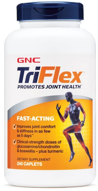 GNC 트라이플렉스 프로모트 조인트 헬스 패스트-액팅 캐플렛, 1개, 240정 - 쿠팡