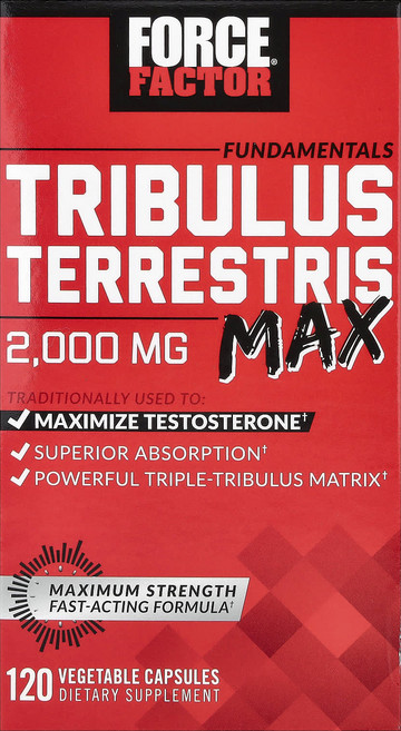 포스팩터 펀더멘탈 트리뷸러스 테레스티스 멕스 500mg 120 베지캡슐, 3개, 120정