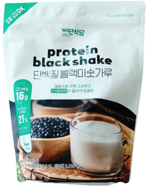 비단식당 단백질 블랙미숫가루, 800g, 1개