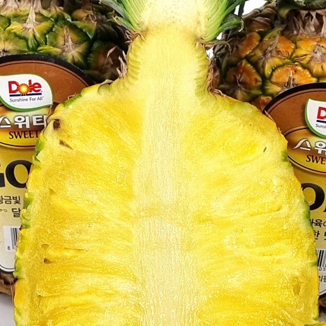 골드 돌파인애플 감숙왕 꿀당도보장 파인애플 농장을부탁해, 1개, 파인애플 2입 2.6kg