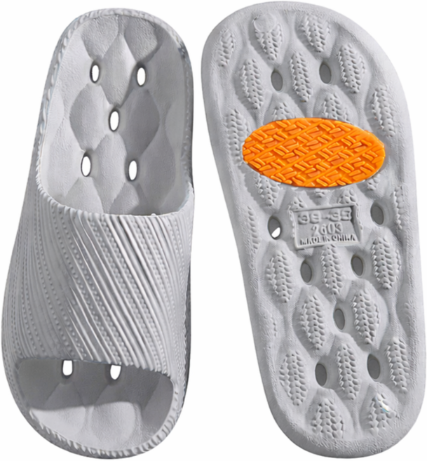 브리오즈 EVA 논슬립 패드 미끄럼방지 욕실화 슬리퍼, 1개, 그레이