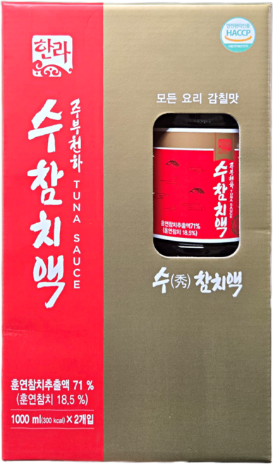 한라식품 수참치액, 2개, 1L