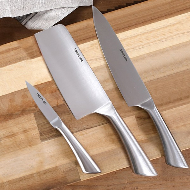 네오플램 올스텐칼 주방칼 3종 세트, 1세트, 페어링+홀식도+중식도3종