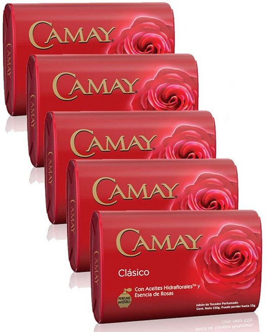 Camay Clasico 비누 바 5개 x 150g 213765